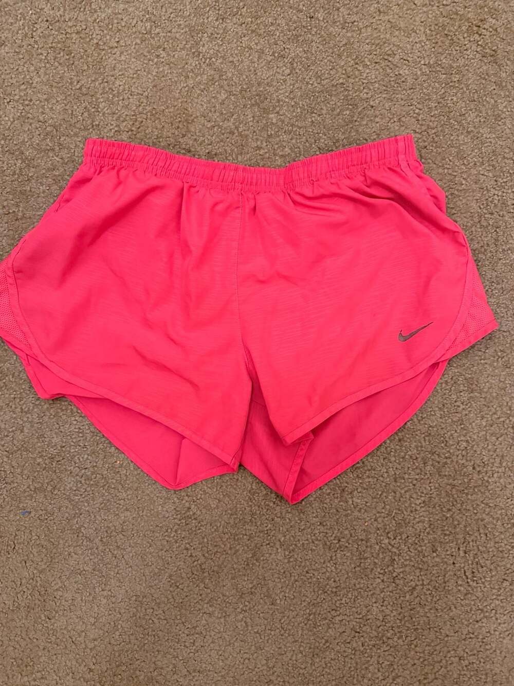 Nike Dri-FIT Tempo Running Shorts Size M Pink Athletic Gym